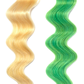 light green hair color on platinum blonde hair