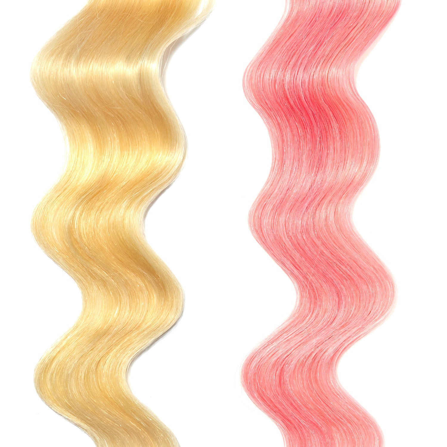 pastel pink hair color on platinum blonde hair