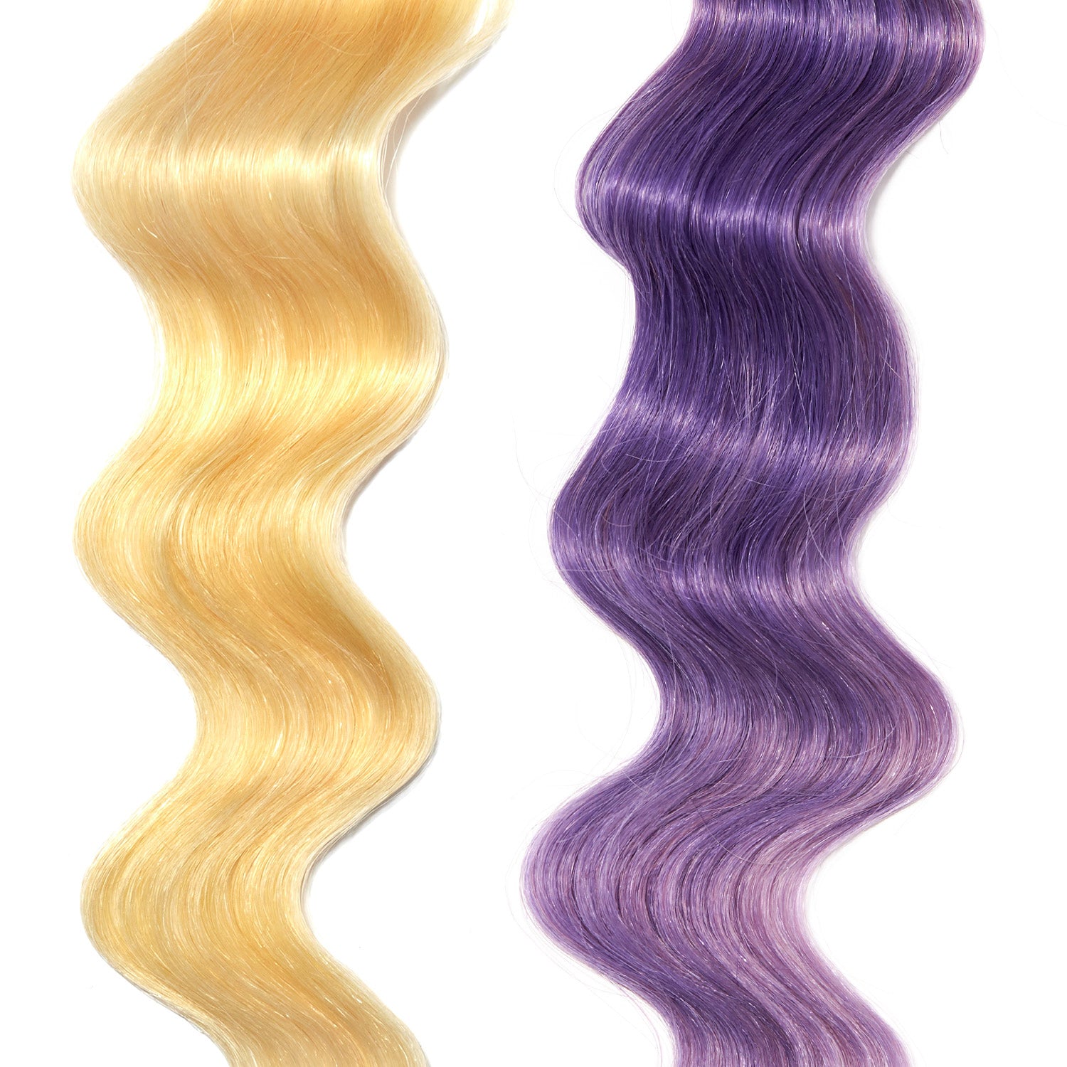 pastel purple hair color on platinum blonde hair