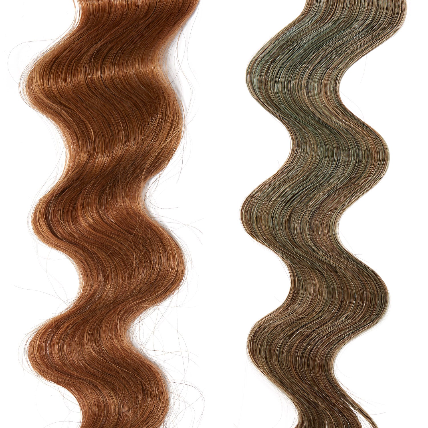 aquamarine hair color on red hair