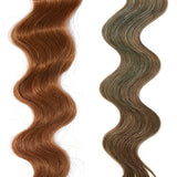 aquamarine hair color on red hair