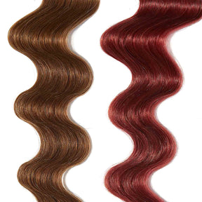 rose gold hair color for brown on light brown hair