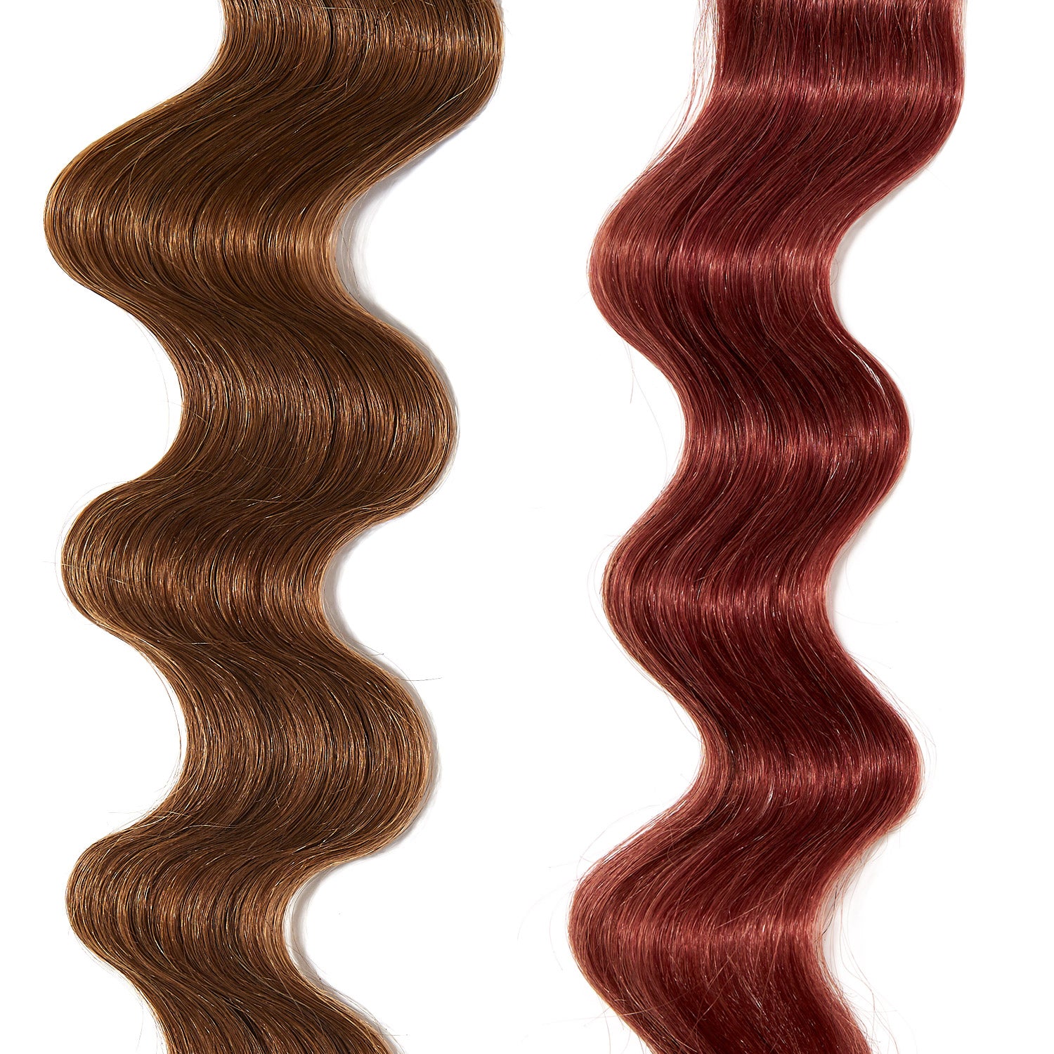 hot pink hair color on light brown hair
