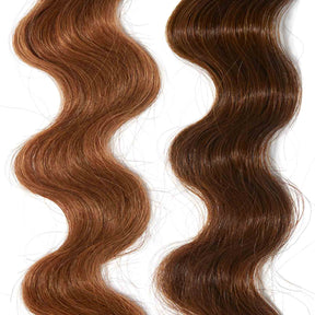 light brown hair color on red hair