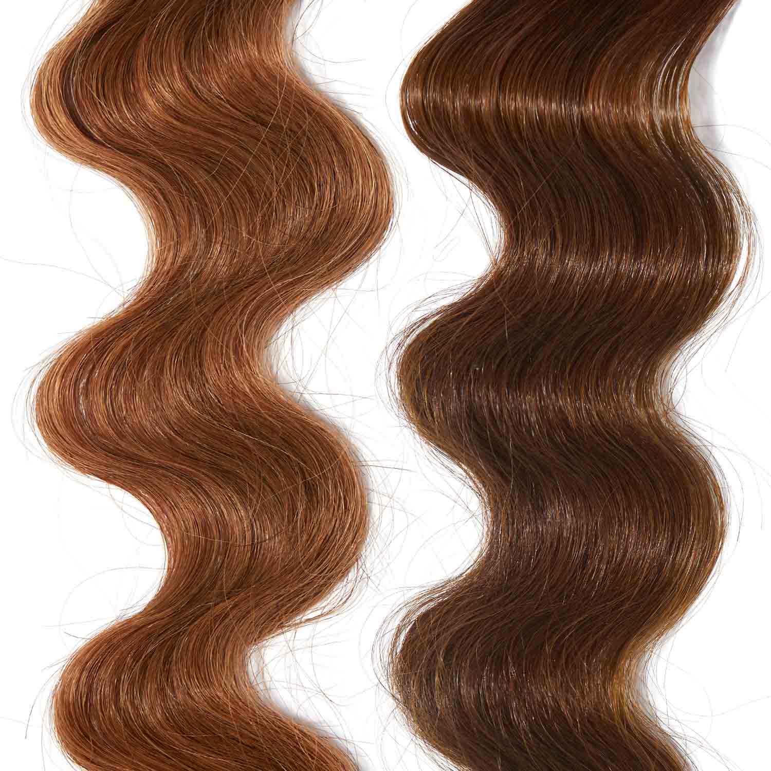 light brown hair color on red hair