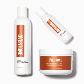 oVertone Orange For Brown Hair Complete System